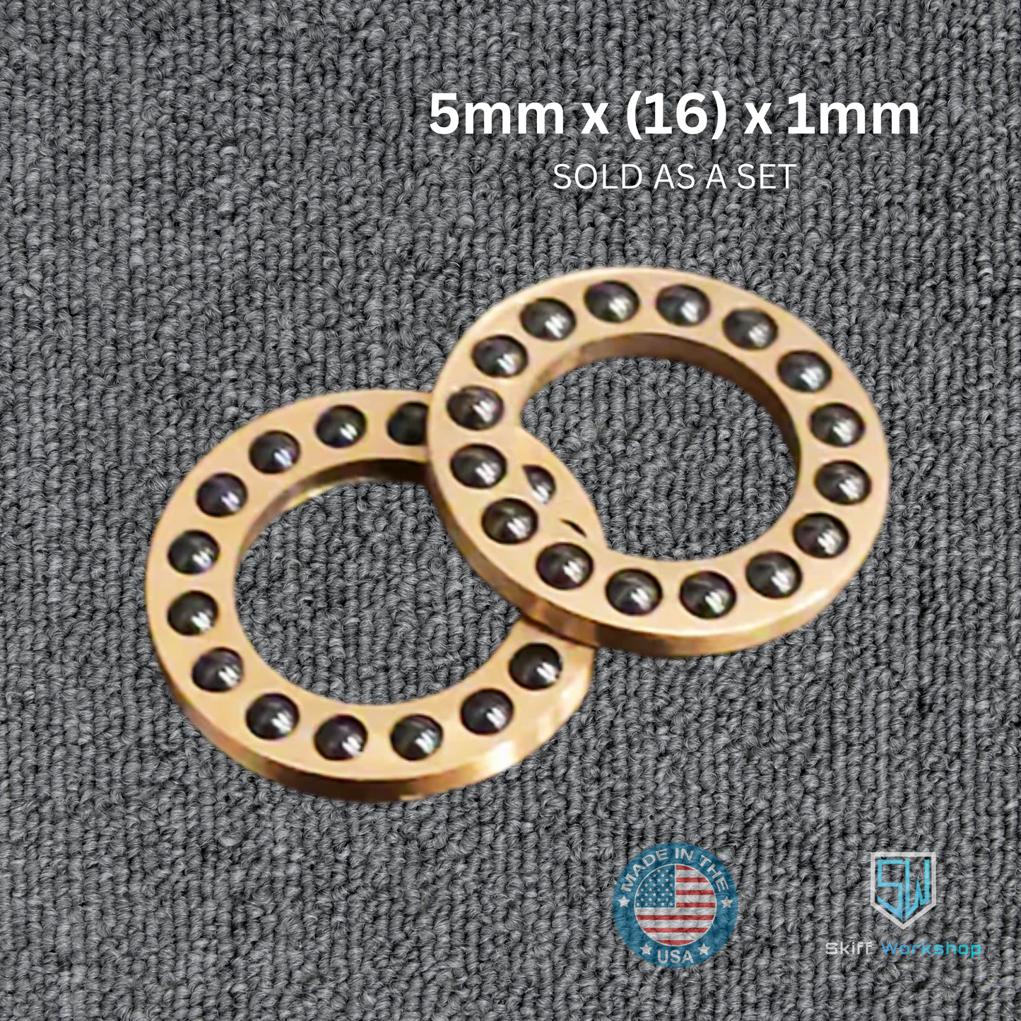 Bearings - 5mm x (16) x 1mm