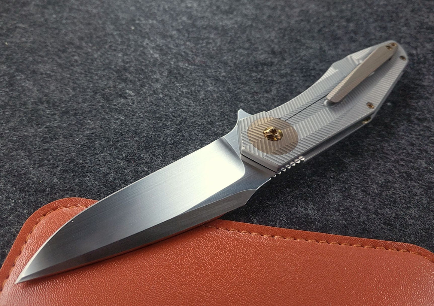 Accomplice Frame Lock<br>Bronze- 3D Machined Discs<br>Standoffs