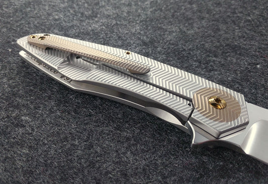 Accomplice Frame Lock (Bronze- 3D Machined Discs & Standoffs)