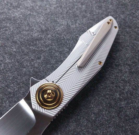 Accomplice Frame Lock (Bronze- Polished Discs)