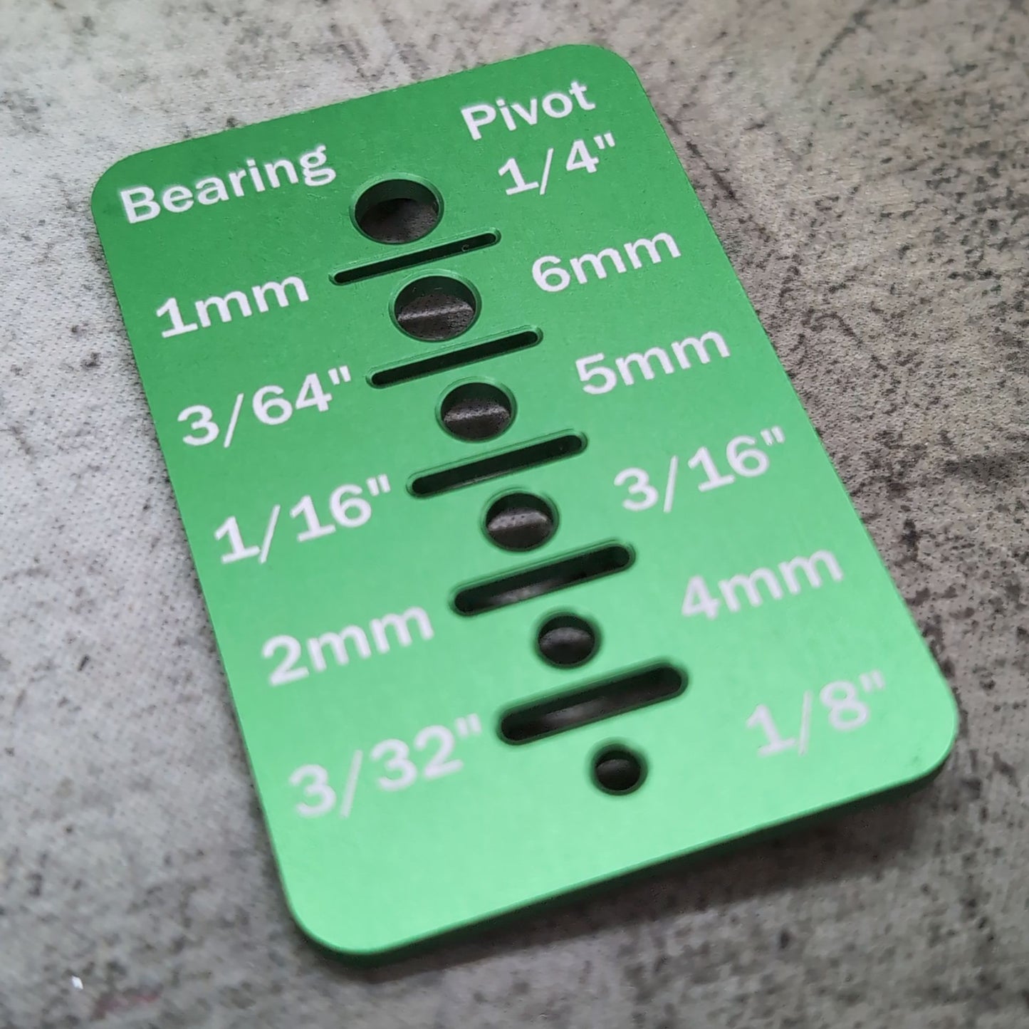 Cheat Sheet - Test Fit Card