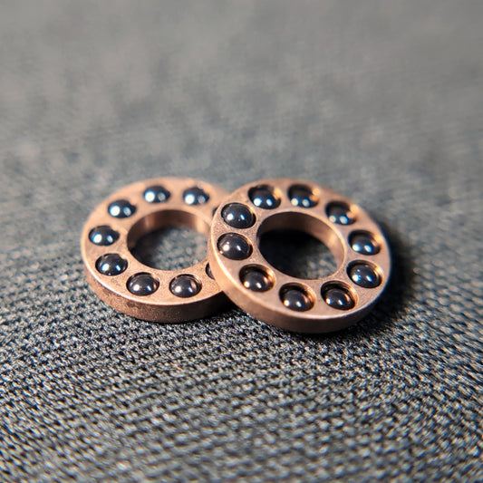 Cage Bearings - Pivot: 4mm Ceramic Bearings: 1/16" (10 ball)