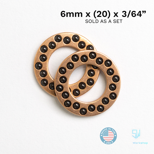 Bearings - 6mm x (20) x 3/64"