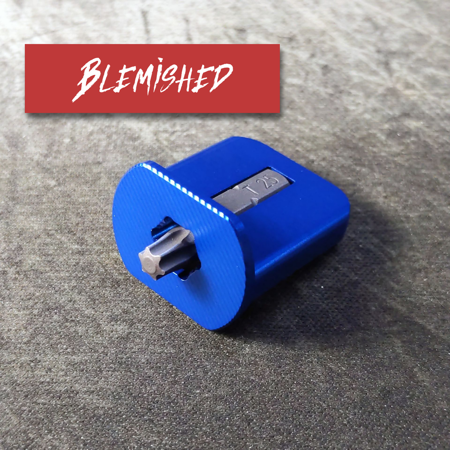 Blemished - FingerBit - Aluminum - Anodized Blue (1 Pack)