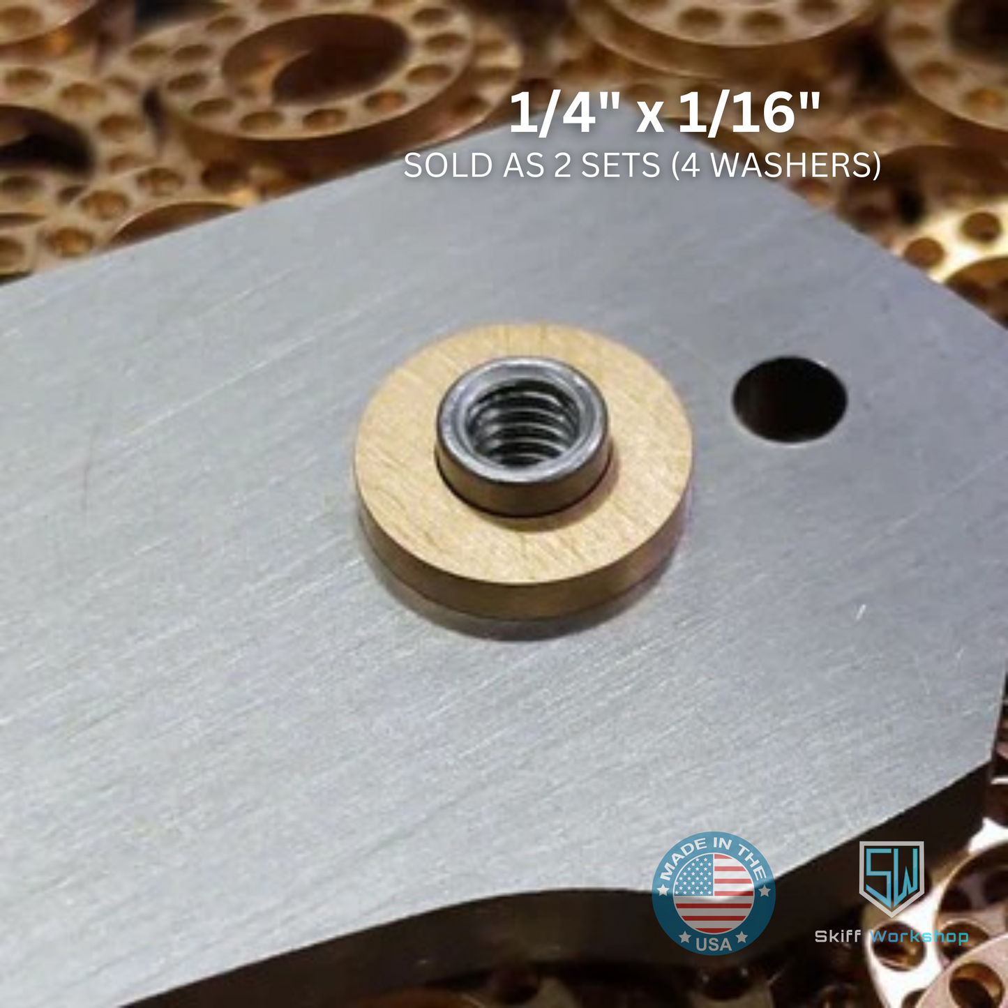 Thick Washers - 1/4" x 1/16" (4 Washers)