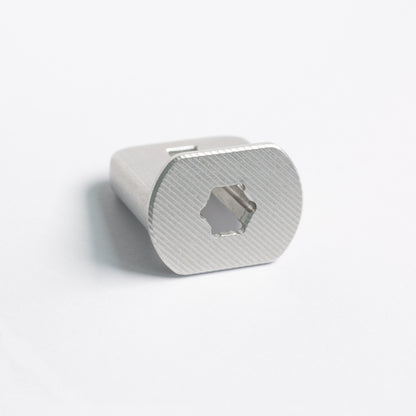 FingerBit - Aluminum - Tumbled (1 Pack)