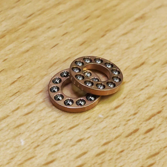 Cage Bearings - Pivot: 3/16"<br>Stainless Bearings: 1/16 in (11 ball)