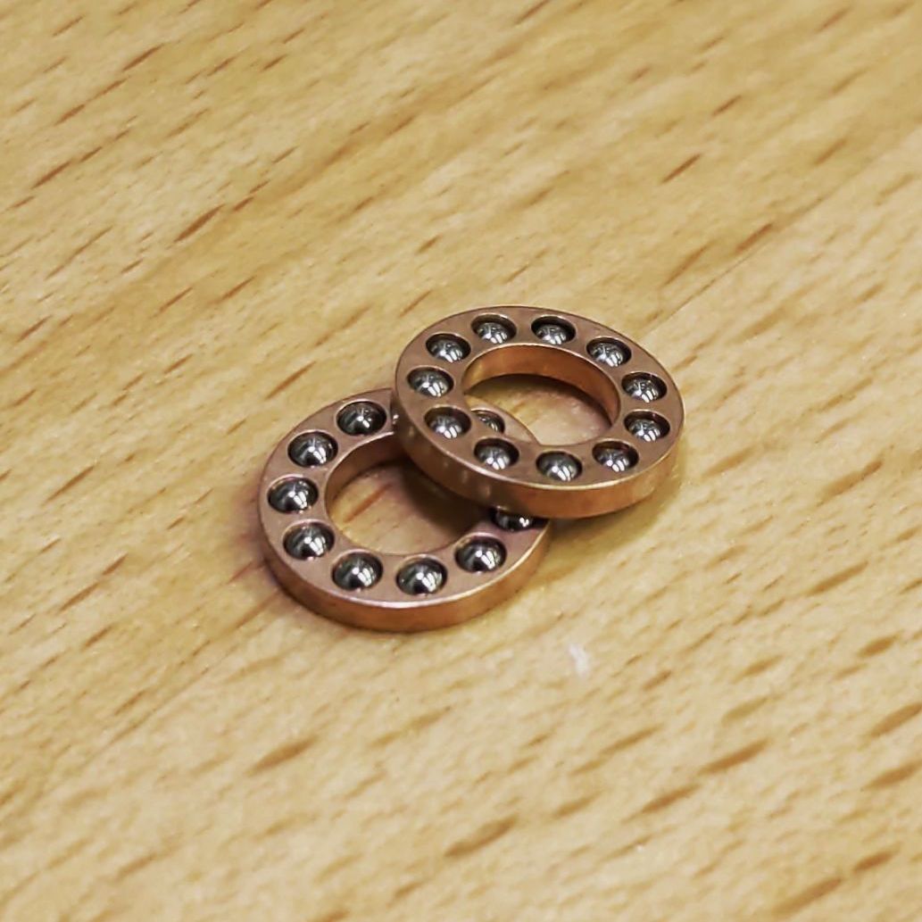 Cage Bearings - Pivot: 5mm Stainless Bearings: 1/16 in (12 ball)